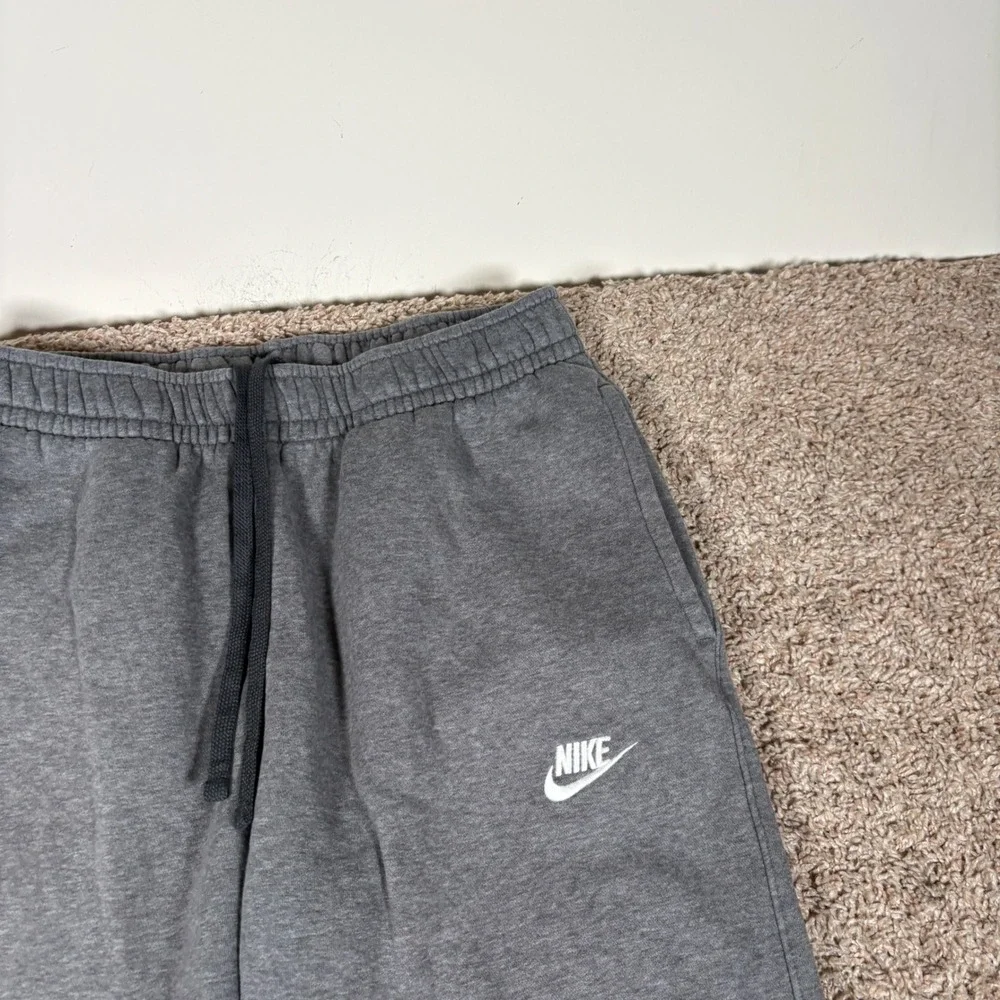 Nike Mens Sportswear Club Fleece Joggers Charcoal Grey BV2671-071 Size Medium‎